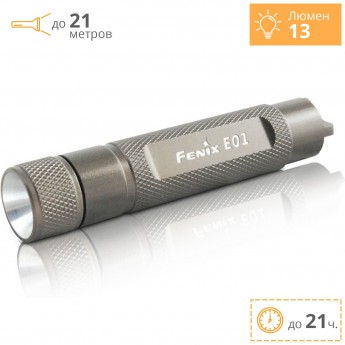 Фонарь FENIX E01 NICHIA WHITE GS Фонарь FENIX E01 NICHIA WHITE GS